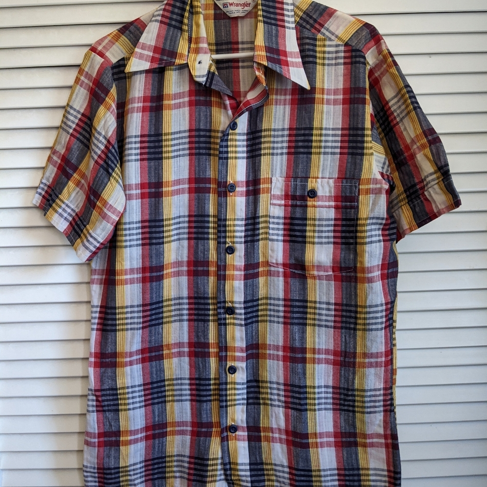 Vintage Wrangler Button Down Shirt